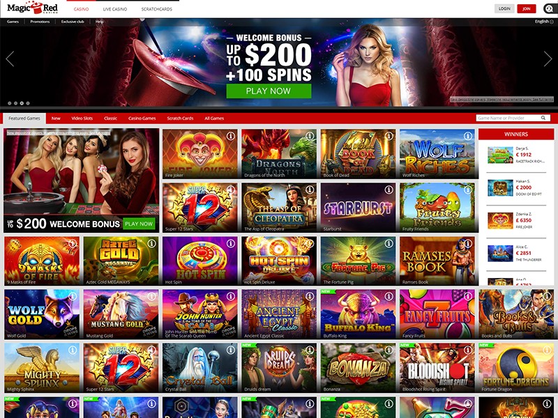 MagicRed Casino Review for 2023 | Claim C$200 Bonus