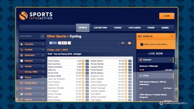Sports Interaction Casino Review